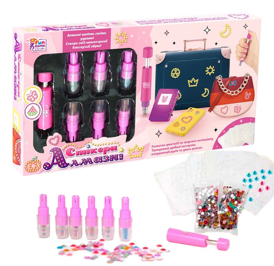 Набор "Алмазные стикеры" для творчества 4FUN Game Club