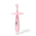 Зубная щетка с ограничителем BabyOno Розовая