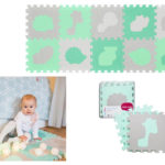 Коврик развивающий пазлы животные BabyOno