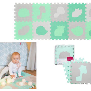Коврик развивающий пазлы животные BabyOno