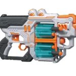 Игрушечный пистолет механический с двойным барабаном и патронами Turbo Fast 18 шт
