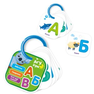 Развивающие карточки на кольце Азбука "Vladi Toys"