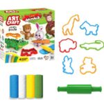 Набор для творчества из теста "Веселые зверьки" Art Craft (200 г)