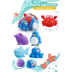 Игрушка для ванной Морские жители (5шт) в сетке