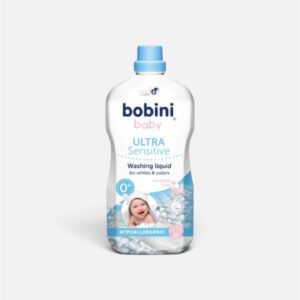 Гель для стирки белых и цветных дететских вещей из марсельским мылом, Bobini
