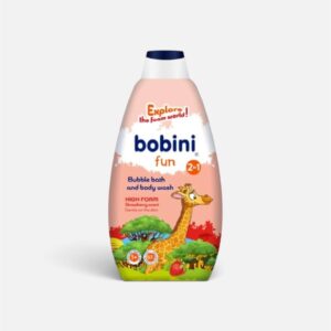 Пена для ванны и гель для душа 2 в 1 Клубника, Bobini (1+)