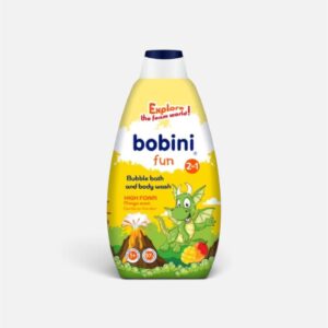 Пена для ванны и гель для душа 2 в 1 Манго, Bobini (1+)